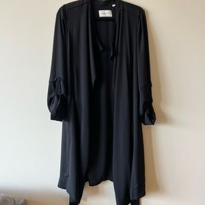 Aritzia Babaton Black Duster Jacket